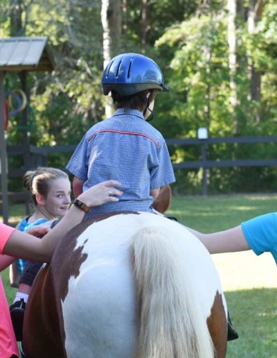 Horseback riding at Sumlar Therapy Services